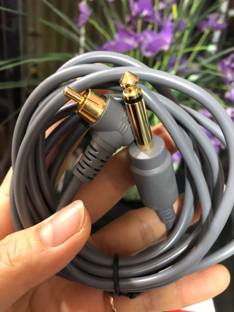 Dây rắc rca 3.5 màu xám