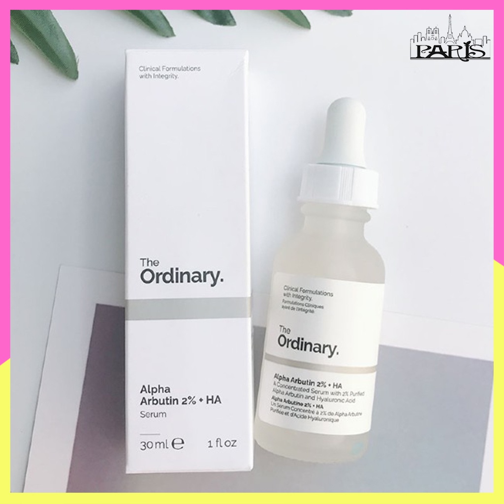 The Ordinary Alpha Arbutin 2% + HA, Serum trắng da, mờ thâm The Ordinary - The Paris