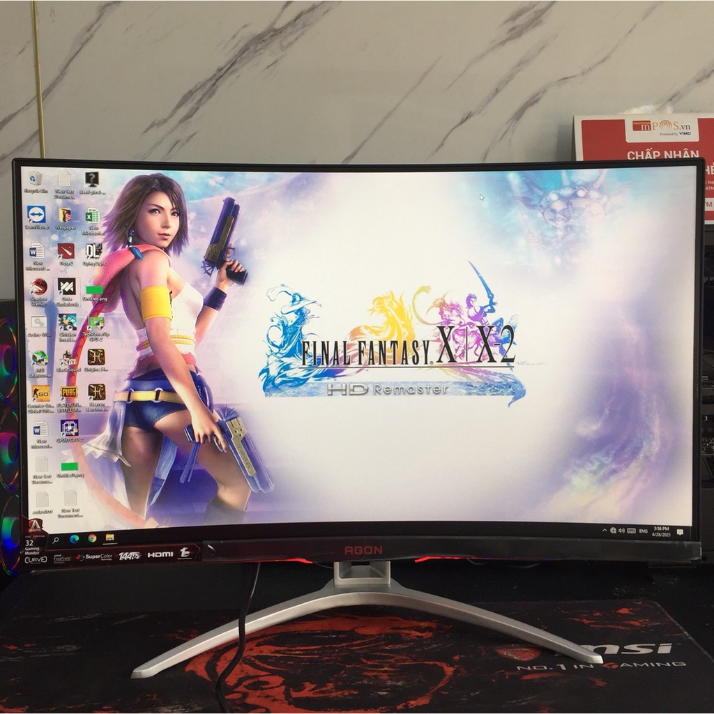 màn hình AOC AG322FCX 32Inch Cong/ 144Hz, (NEW), Full BOX, Bảo hành 36 tháng | BigBuy360 - bigbuy360.vn
