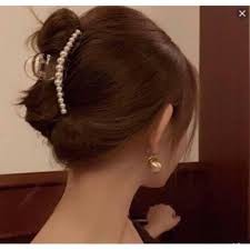 sét kẹp tóc đính ngọc trai nhân tạo [ sét 7 chiếc] (có sỉ)