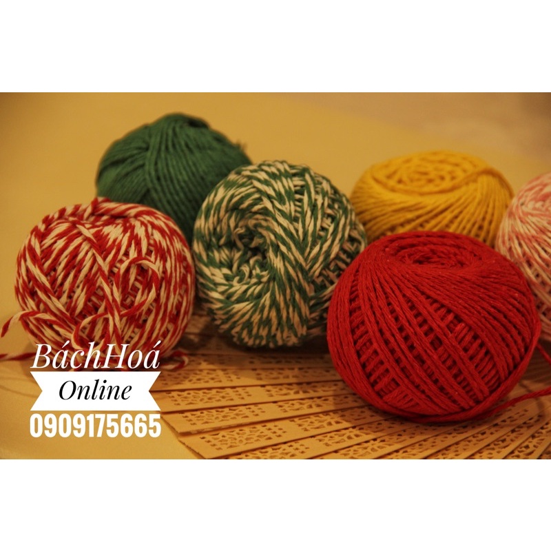 Dây thừng cotton dùng cột gói quà, trang trí