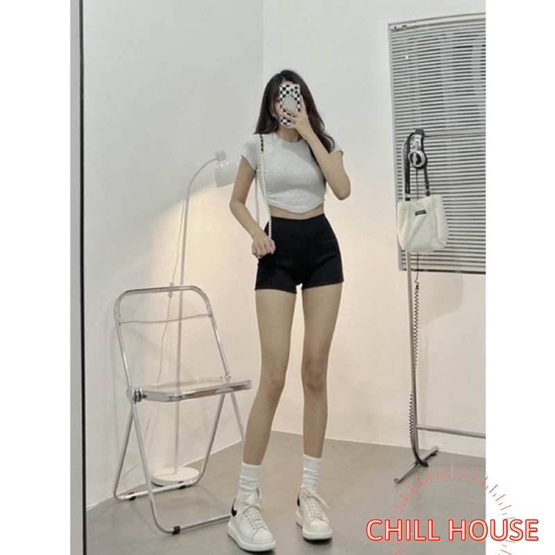 Ao croptop vạt chéo găn tăm trẻ trung, năng động B620 CHILL HOUSE