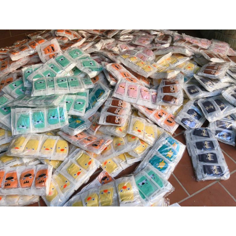 Tất hàn chống trượt hình thú ngộ nghĩnh cho bé trai/bé gái