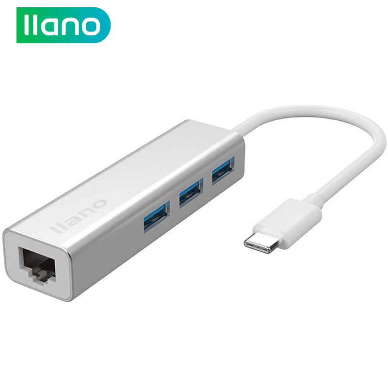 Hub llano Chuyển Đổi Usb 3.0 Sang Cổng LAN RJ45 10/100/1000 Gigabit Cho Máy Tính