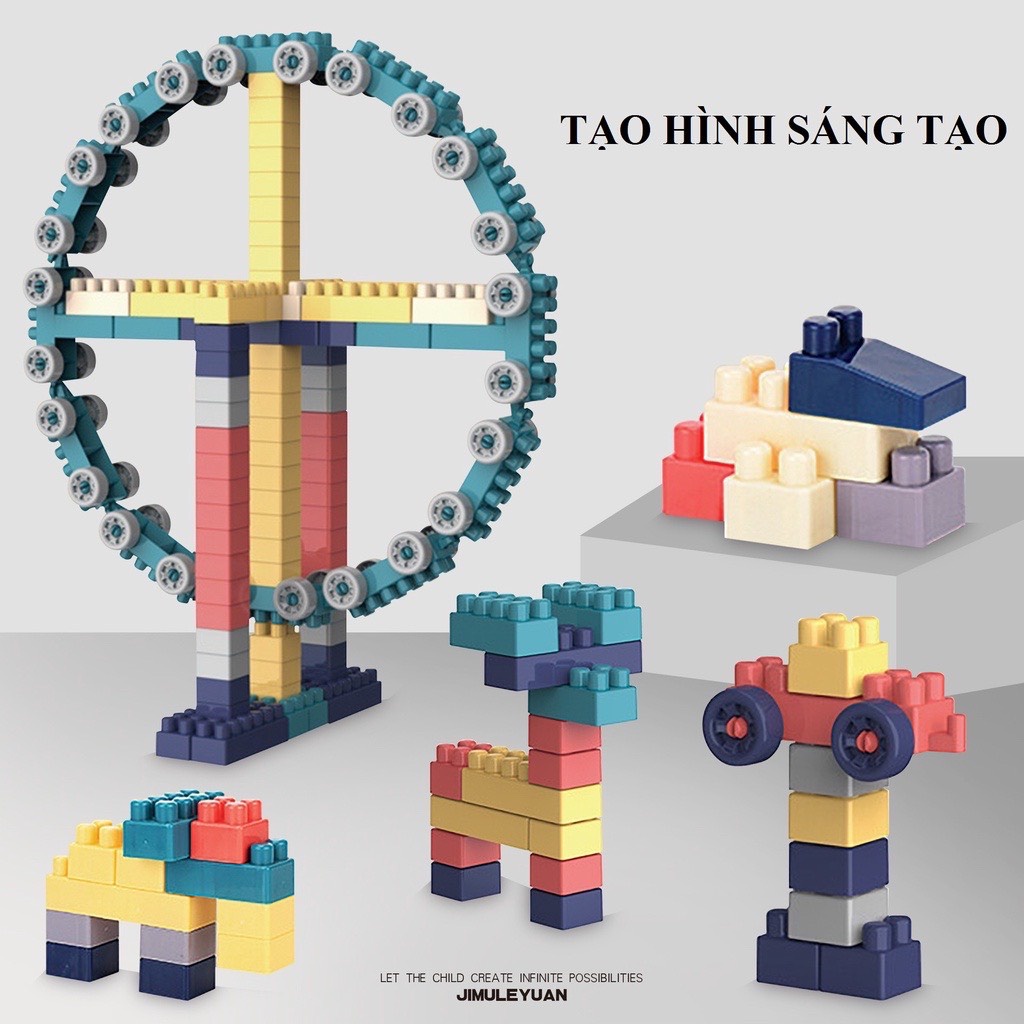 Bộ LEGO Ghép Hình 520 Chi Tiết Thỏa Sức Sáng Tạo Cho Bé [HOME SIÊU RẺ]
