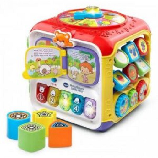 Đồ Chơi Trẻ Em Vtech - 80-183403 Activity Cube - Trò Chơi Tổng Hợp (Đỏ)