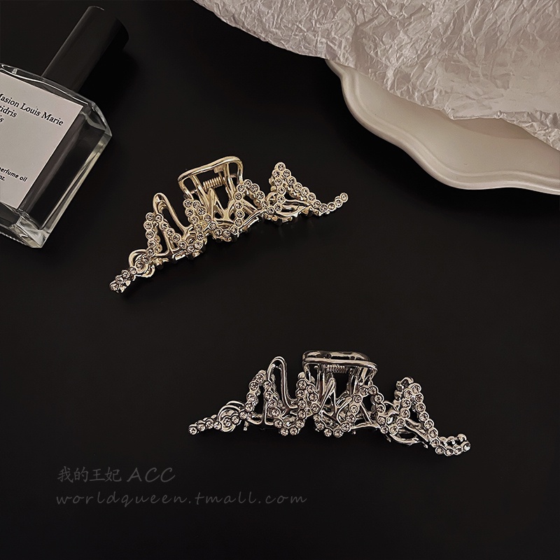 Kẹp Tóc Kim Loại Phối Dây Xích Dài Kiểu Hàn Quốc Thời Trang Cho Nữ