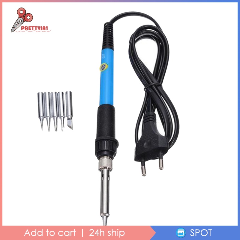 Máy Hàn Điện 60W 5 Đầu Hàn 220V Tùy Chỉnh Nhiệt Độ Tiện Dụng