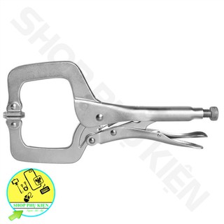 Kìm chết chữ c có kẹp huanda 11inch 275mm (kìm bấm chết chữ c, kìm bấm hàn chữ c