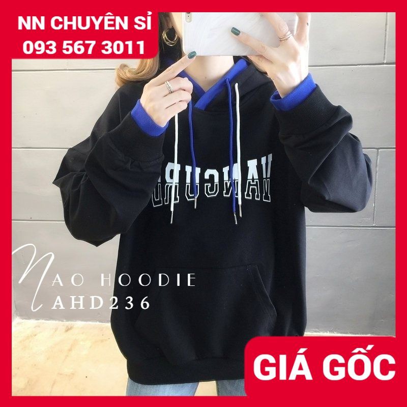 Áo hoodie nữ chất nỉ mềm mịn in hình hoạt hình in chữ dễ thương AHD Áo nỉ chui hoodie nam nữ Unisex