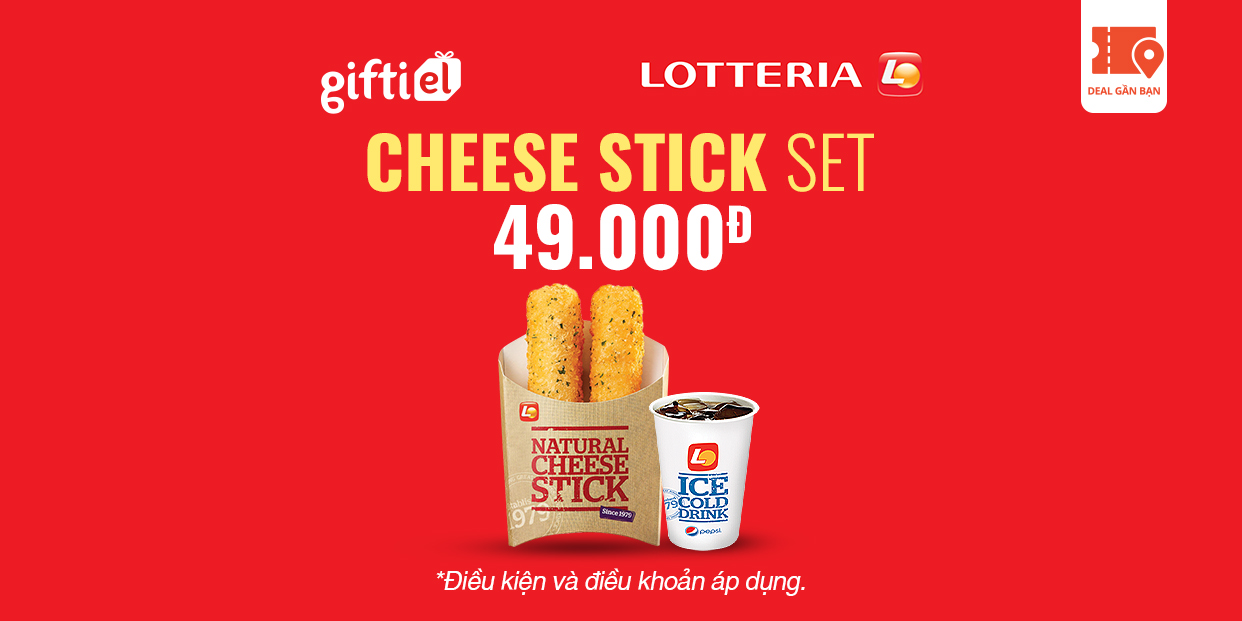 E-Voucher Lotteria Cheese Stick Set