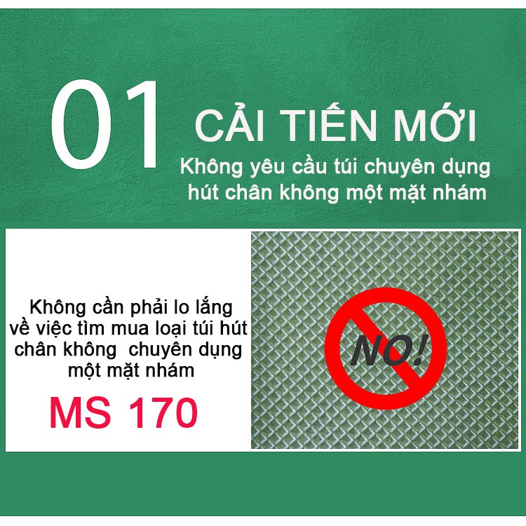 RE0616-Máy hút chân không không kén túi Magic MS170-máy hút chân không công nghiệp- máy hút thực phẩm khô và ướt - MS170