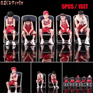 Set 5 mô hình nhân vật phim hoạt hình slam dunk