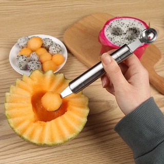 Muỗng 2 Đầu Inox Làm Bingsu Múc Kem Trái Cây Chuyên Dùng