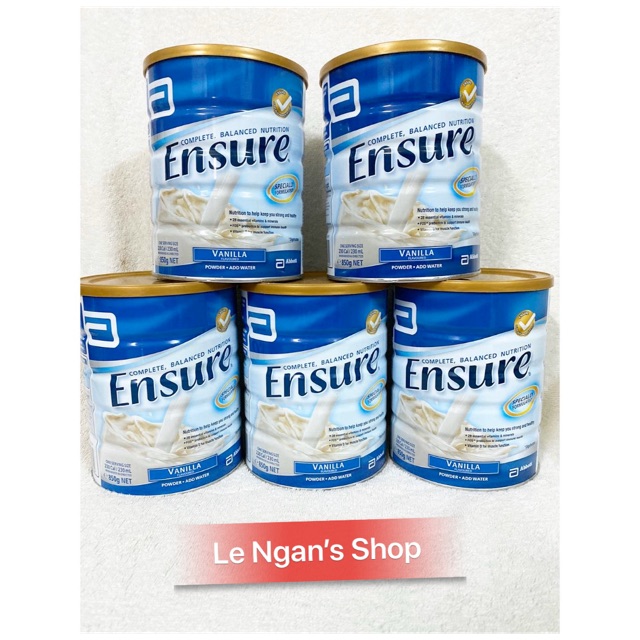 [HÀNG ÚC] Sữa Ensure Úc hương Vani 850gr