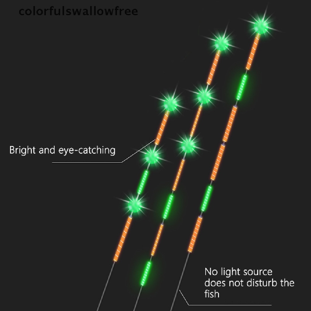 Phao Nổi Câu Cá Thông Minh Có Đèn LED Thay Đổi Màu ABC