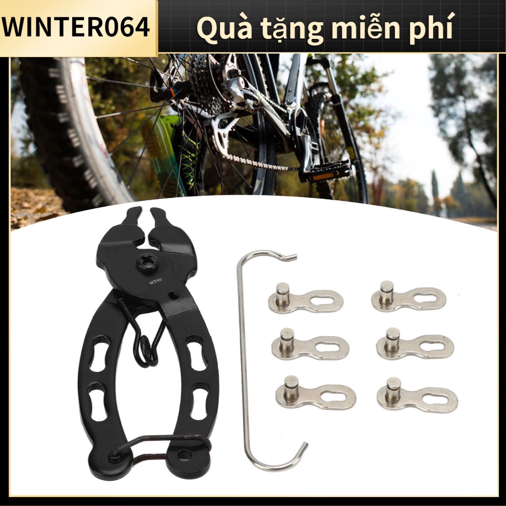 Kìm khóa xích xe đạp Kìm liên kết xích mở xe đạp Công thái học ngăn ngừa trượt cụ nhanh với các phụ kiện cho Winter064