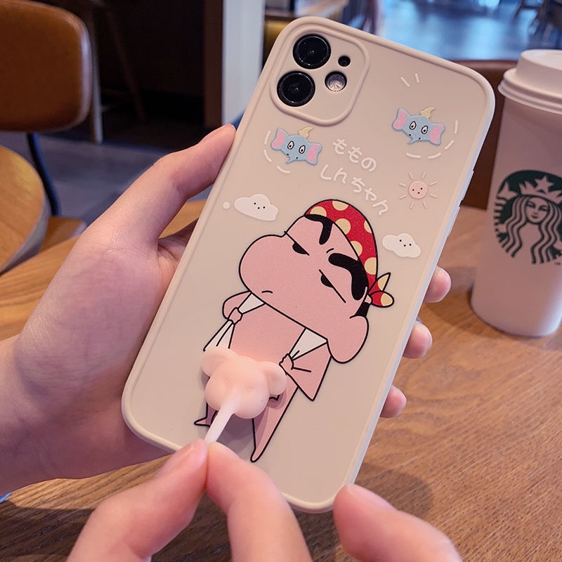 Ốp Điện Thoại Nhựa PP In Hình Cậu Bé Bút Chì Shin-Chan Cho iPhone 12 11 Promax xsmax 6s 7P 8Plus