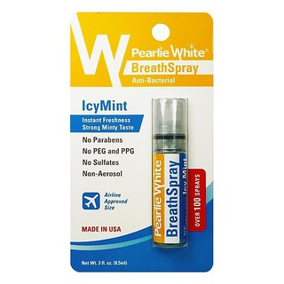 Xịt Diệt Khuẩn Thơm Miệng Icymint Pearlie White