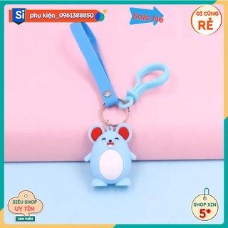 Móc khoá gấu nâu chân dài hot giá sỉ