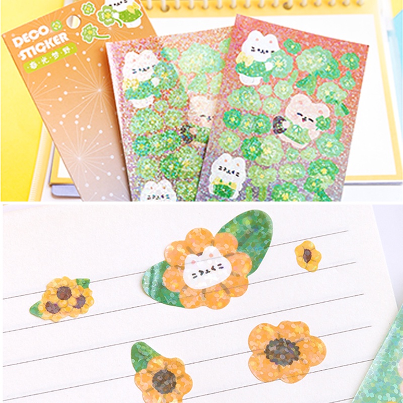 Bộ 2 Sticker Dán Trang Trí Hình Gooka Hoạt Hình Đáng Yêu
