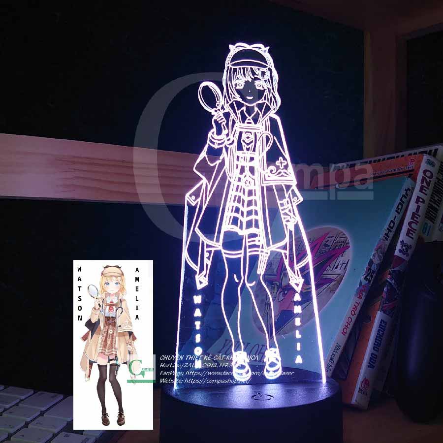 Đèn Ngủ Virtual YouTuber Watson Amelia Type 01