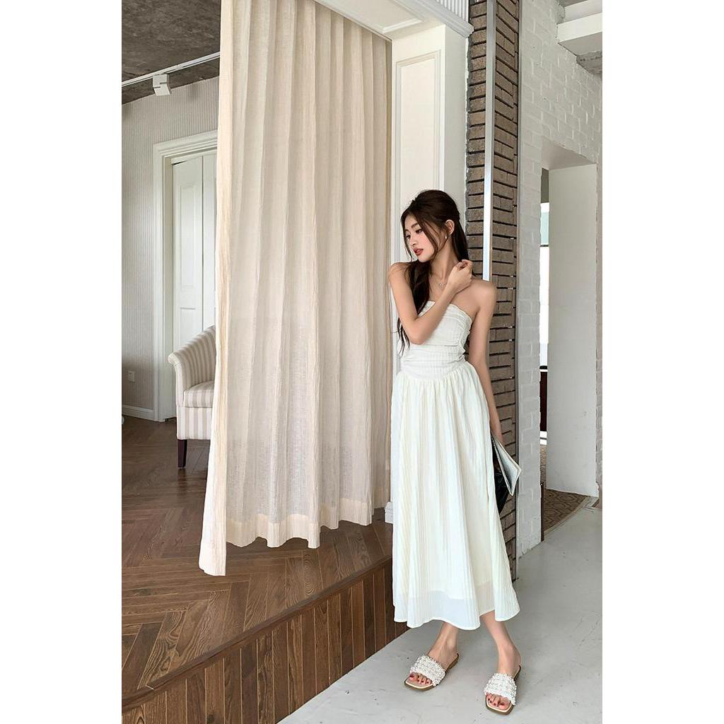 Đầm Dạng Ống Hở Vai Phong Cách Mới Thanh Lịch Mùa Xuân Hè 63619