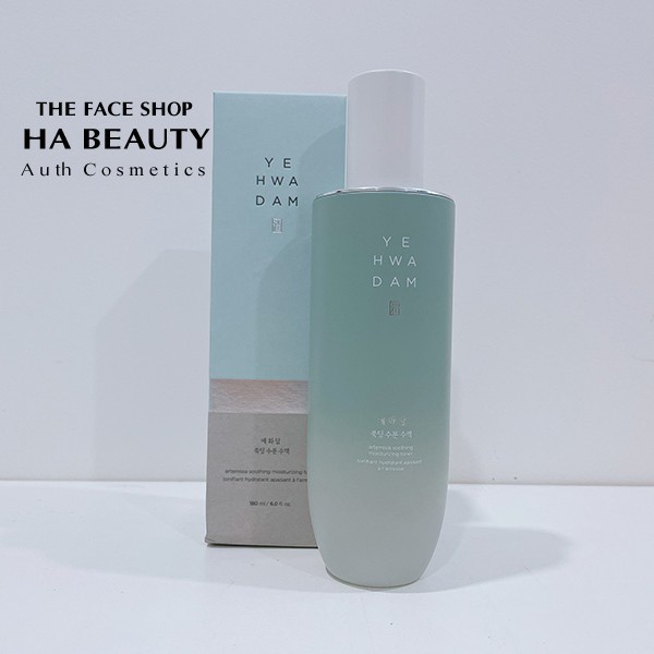 Nước hoa hồng dưỡng ẩm dịu da chống oxy hóa The Face Shop Hà Beauty Yehwadam Artemisia Soothing Moisturizing Toner 180ml