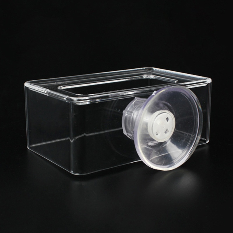 Aoto Betta Vòng Nổi Acrylic Trong Suốt Hình Chữ Nhật Giảm Chất Thải &amp; Chất Lượng Nước Phù Hợp Cho Hạt