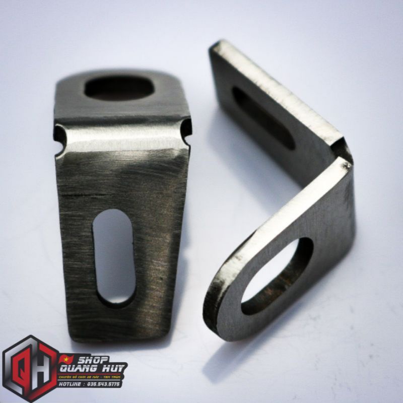 Pát trợ sáng mini: Gắn đèn trợ sáng chân gương , chân phuộc