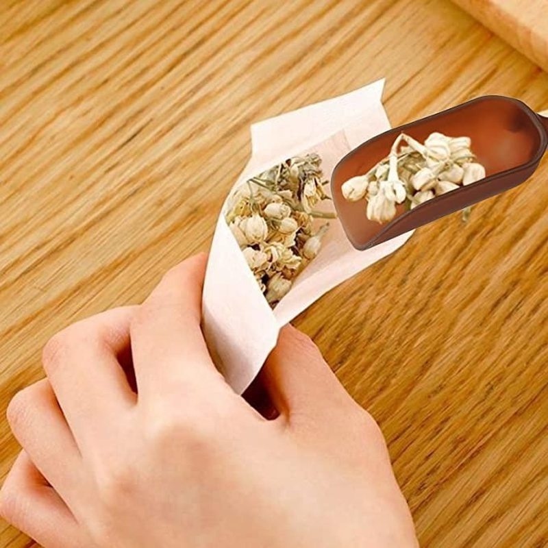 Set 100 Túi Lọc Trà Dây Rút Tiết Kiệm Không Gian 5x7CM Tiện Dụng Cho Nhà Bếp