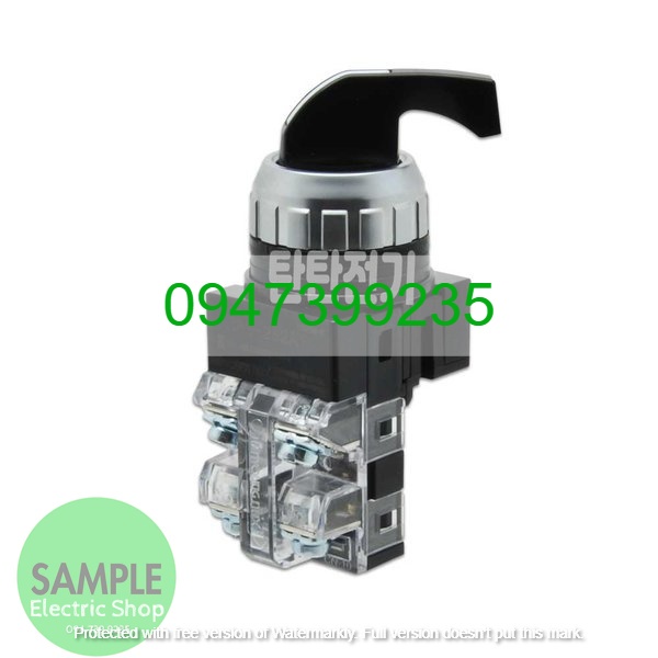 Công tắc 2/3 vị trí Hanyoung Nux CR 253 - Công Tắc 2/3 vị trí phi 25 Hàn Quốc - Công tắc xoay 2 vị trí Φ25 - CRSL_253_A2