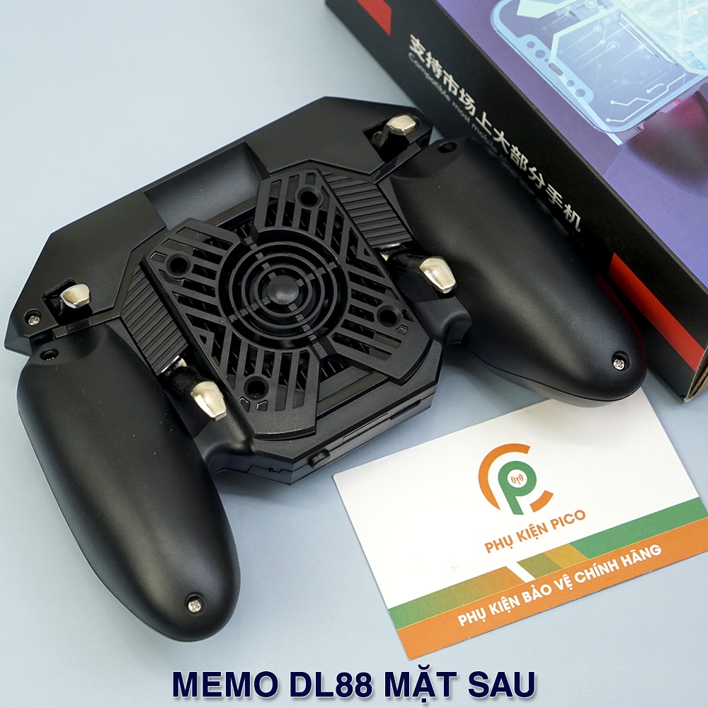 Tay cầm chơi game 6 ngón Memo DL88 tản nhiệt sò lạnh hỗ trợ nút kép PUBG Mobile/ Call of Duty/ROS/FreeFire | BigBuy360 - bigbuy360.vn