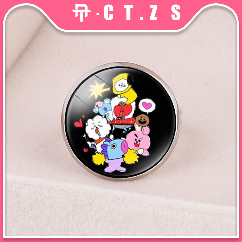 Nhẫn Đeo Tay Kpop Bts Bt21 Dễ Thương Kp 20