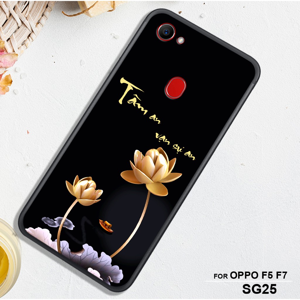 ỐP lưng kính 3D OPPO f5,f7, ỐP điện thoại OPPO f5,f7 thế hệ mới siêu sang Son Store