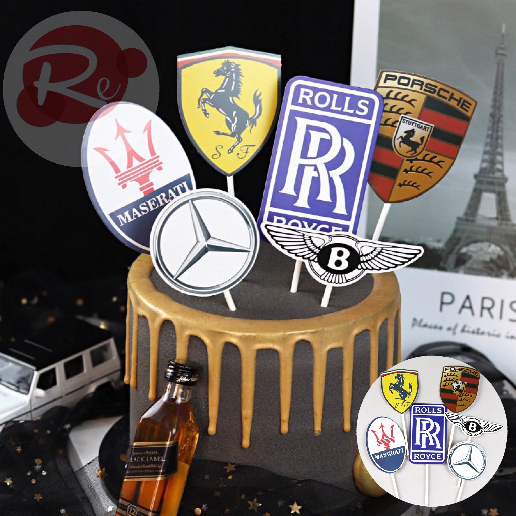 [SIÊU RẺ❤️] – SCG Logo oto - Trang trí bánh sinh nhật bánh kem