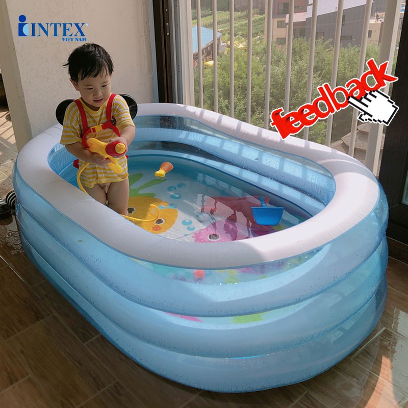 [Giảm giá thần tốc] [Giảm giá thần tốc] Bể bơi phao mini trẻ em trong nhà INTEX 57482 phù hợp cho bé từ 1 đến 5 tuổi