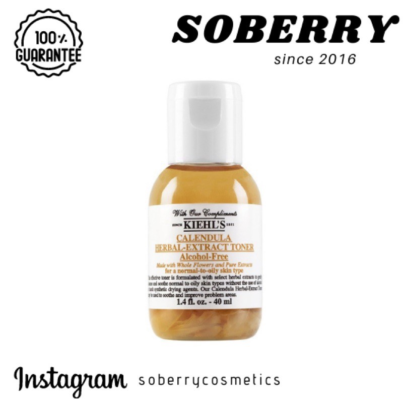 Toner hoa cúc Kiehl's Calendula Herbal Extract alcohol free toner mini 40ml | BigBuy360 - bigbuy360.vn