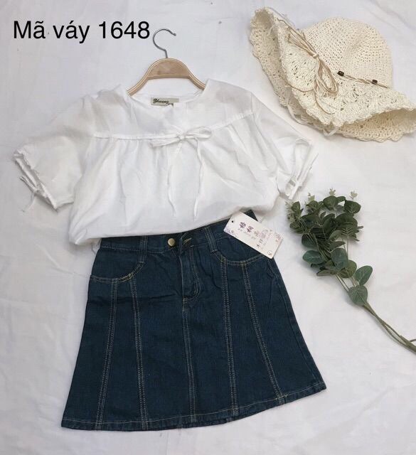 Xả chân váy bò chữ A hàng Quảng Châu | BigBuy360 - bigbuy360.vn