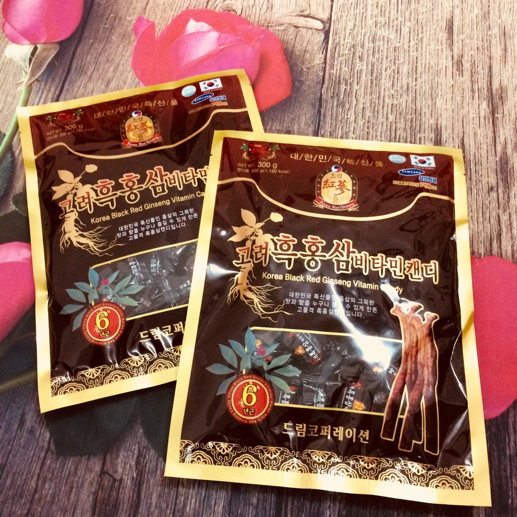 KẸO HẮC SÂM THƯỢNG HẠNG GÓI 300G