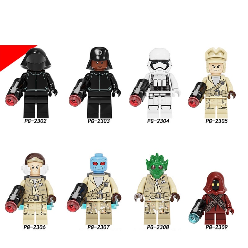 Mô Hình Đồ Chơi Nhân Vật Darth Maul Anakin Sith Warrior Guava Han Solo Stormtrooper 48 Kiểu