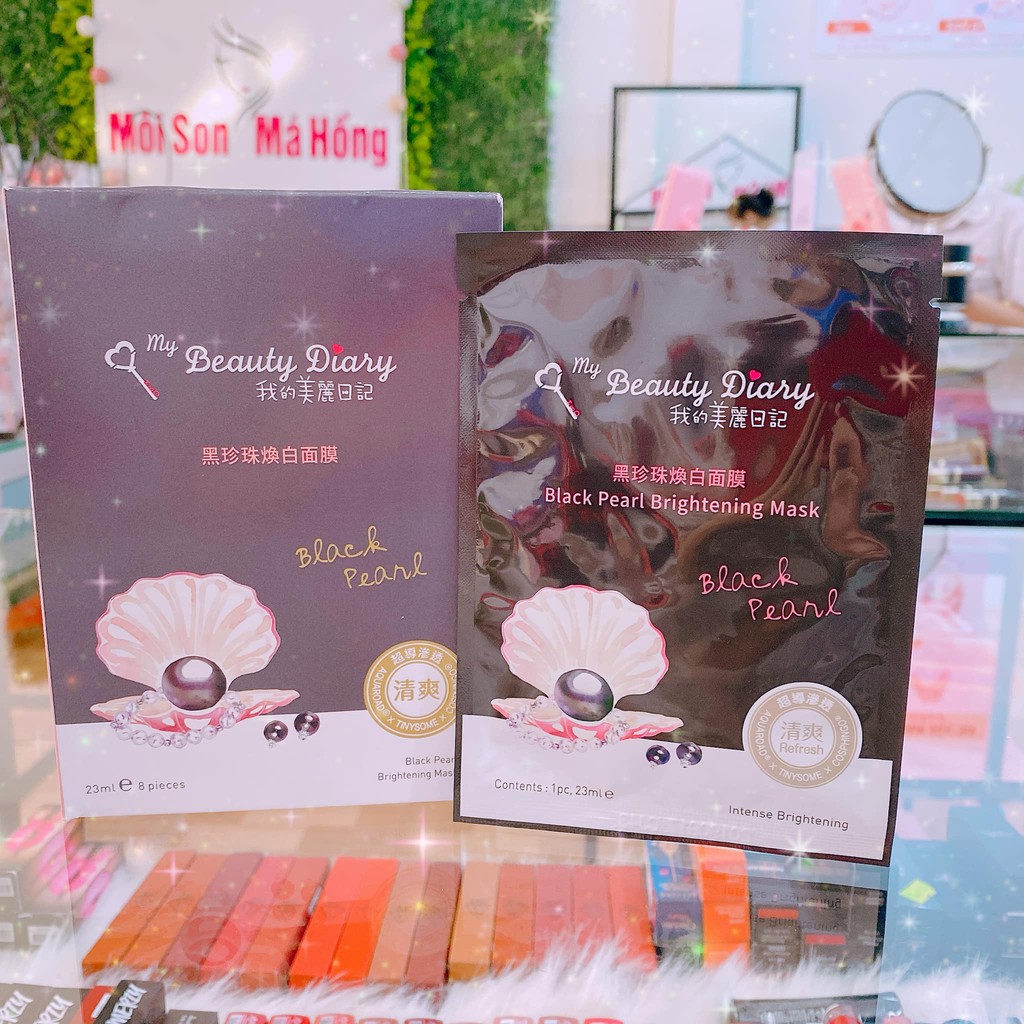 Mặt nạ 𝑴𝒚 𝑩𝒆𝒂𝒖𝒕𝒚 𝑫𝒂𝒊𝒓𝒚 𝑩𝒍𝒂𝒄𝒌 𝑷𝒆𝒂𝒓𝒍