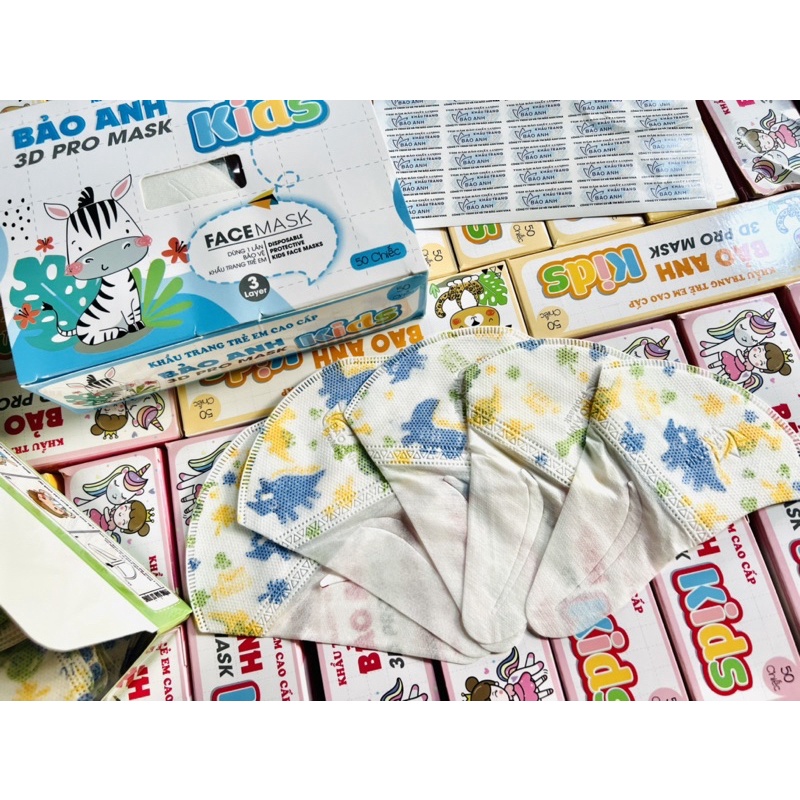 KHẨU TRANG 3D BÉ