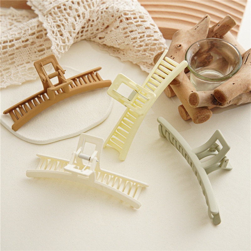 Kẹp Tóc Hình Cá Mập Lớn Nhám Phong Cách Hàn Quốc Thanh Lịch Mùa Hè Cho Nữ