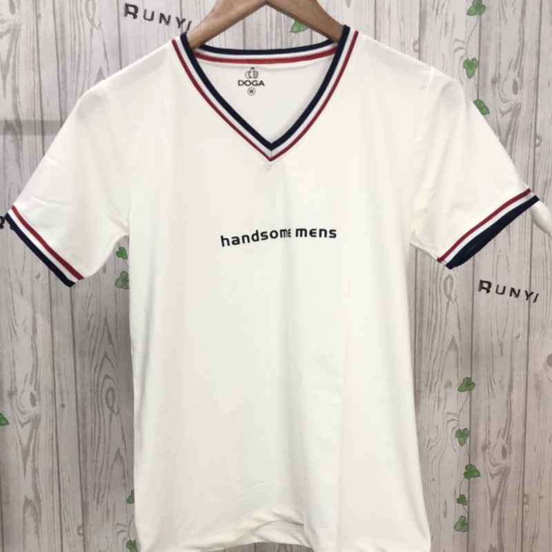 Áo phông nam tay ngắn cổ tim dáng ôm body LIVATA NA574 | BigBuy360 - bigbuy360.vn