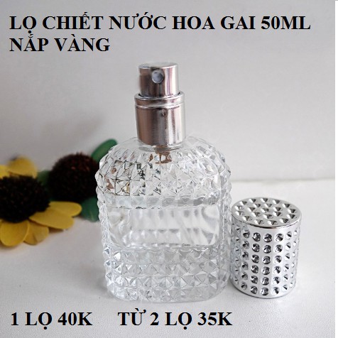 Lọ chiết nước hoa 50ml các dáng