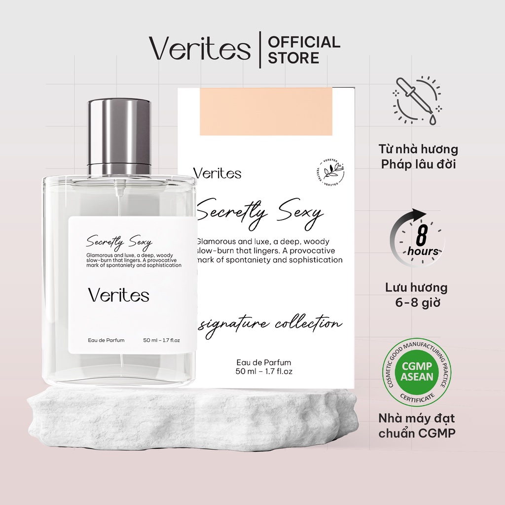 Nước hoa Nữ VERITES Secretly Sexy Lôi cuốn, Quyến rũ, Gợi cảm 50ml