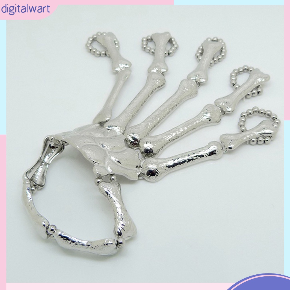 Vòng tay kiểu bộ xương bàn tay phong cách Gô-tích cá tính