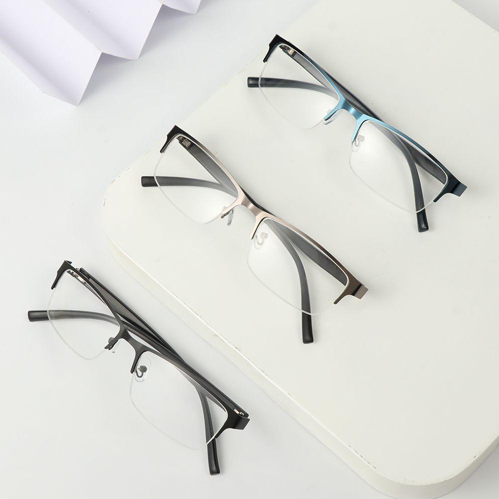 MOILYVN Kính Cận Thị Gọng Kim Loại Siêu Nhẹ Bảo Vệ Mắt Dành Cho Nam Giới