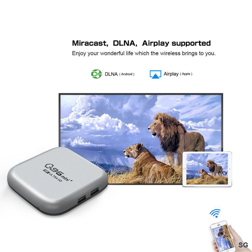 Máy Phát WiFi Q96 Mini + 2022 Novo 2.4G 8GB + 128GB Android 10.1 s905l quad core TV BOX